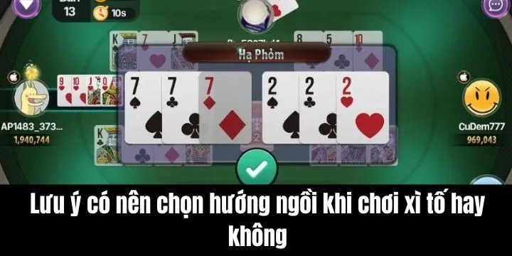 Những lưu ý giúp tăng thêm khả năng thắng cược xì tố