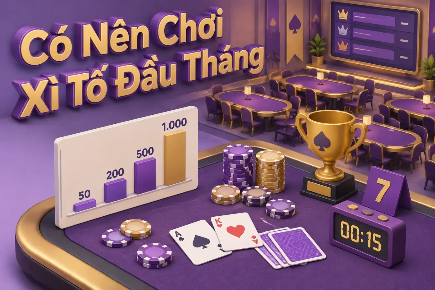 Có nên chơi xì tố đầu tháng không