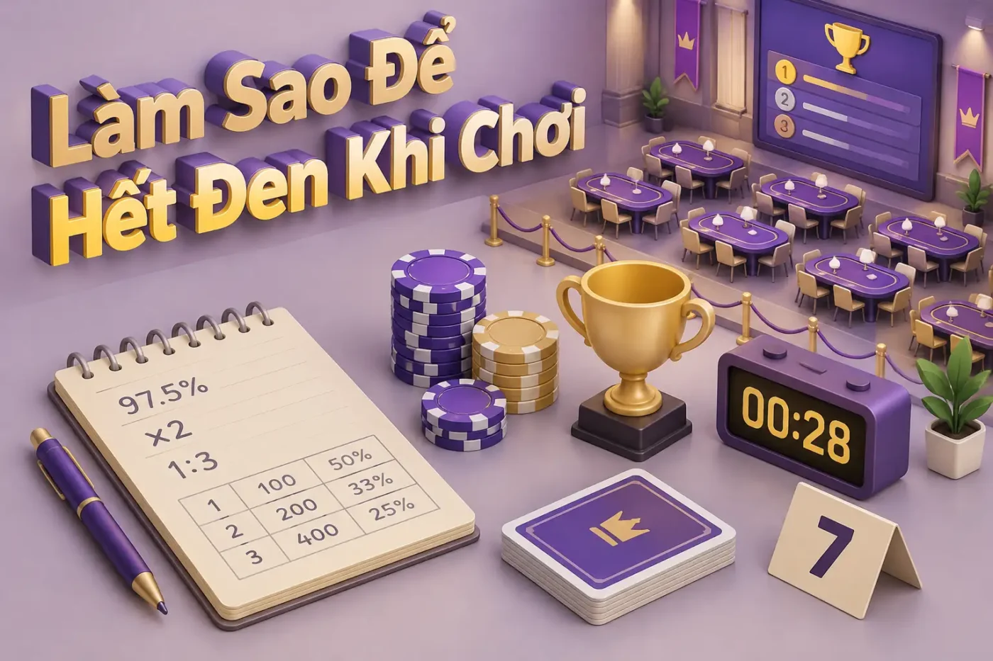 Làm sao để hết đen khi chơi xì tố và 4 mẹo nhỏ bạn nên biết