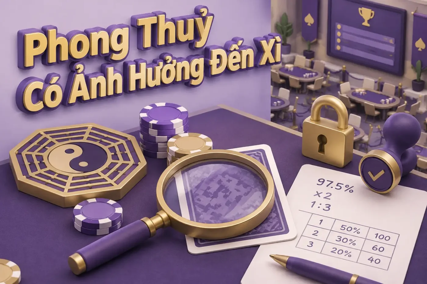 Phong thuỷ có ảnh hưởng đến xì tố không